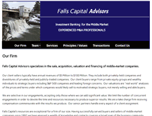 Tablet Screenshot of fallscapital.com